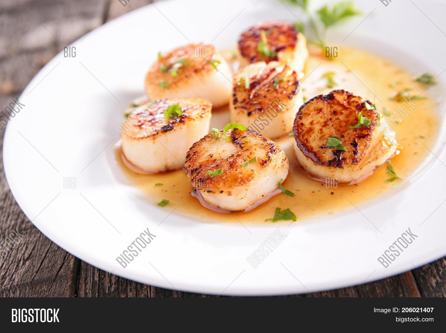 Fried Scallop Image & Photo (Free Trial) Bigstock