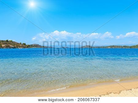 Sunshiny Sea Coast (sithonia, Greece).