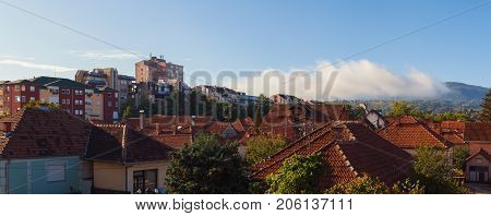 One beautiful morning in small Balkan Serbian town Cacak.