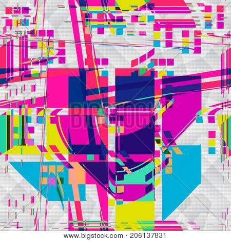Psychedelic distorted background
