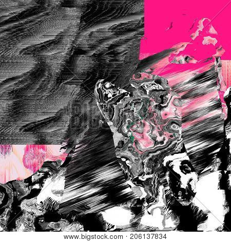 Psychedelic distorted background