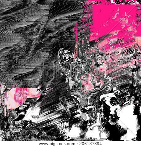 Psychedelic distorted background