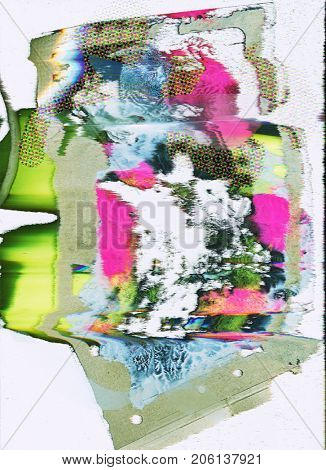 Psychedelic distorted background