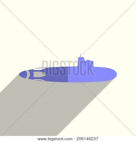 Sea transport flat icons with of shadow. Simple vector illustration