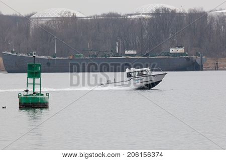 Atlantic Response Boat In Arthur Kill