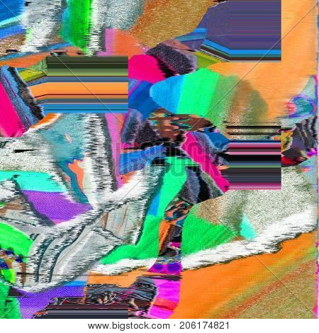 Psychedelic distorted background