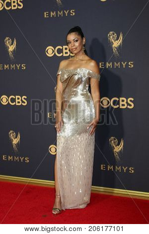 LOS ANGELES - SEP 17:  Susan Kelechi Watson at the 69th Primetime Emmy Awards - Arrivals at the Microsoft Theater on September 17, 2017 in Los Angeles, CA