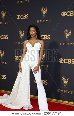 LOS ANGELES - SEP 17:  Ajiona Alexus at the 69th Primetime Emmy Awards - Arrivals at the Microsoft Theater on September 17, 2017 in Los Angeles, CA