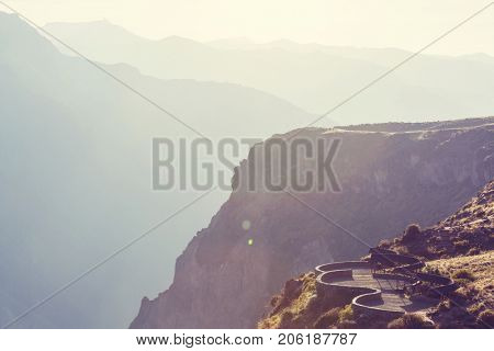 canyon Colca in Peru, South America