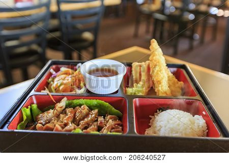 Delicious Japanese Style Bento