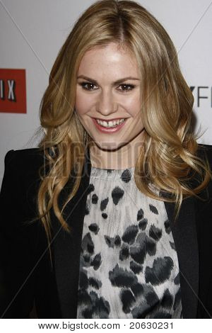 Los Angeles März 5: Anna Paquin kommt in die Paleyfest 2011 präsentiert 