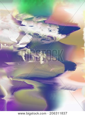 psychedelic abstract glitched background