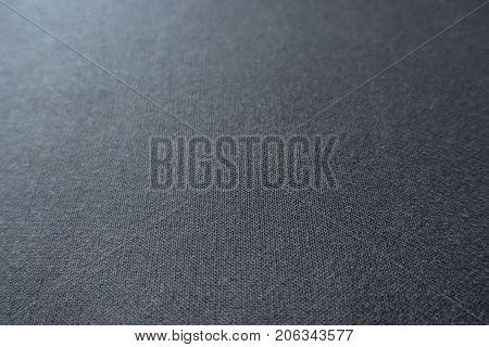 Close View Of Dark Grey Viscose Fabric
