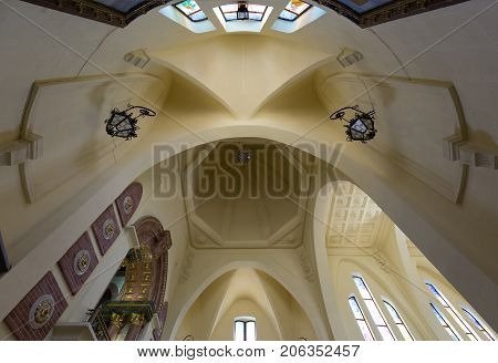 Inside Of The Sanctuary Of Maria Magdalena