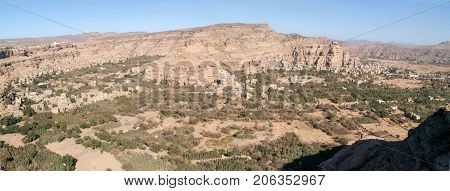 Panoramic View At The House Tower Of Dar Al Hajar