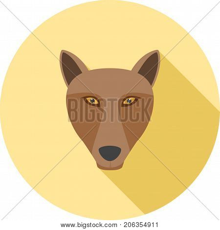 Jungle, snow, reynard icon vector image. Can also be used for Animal Faces. Suitable for mobile apps, web apps and print media.