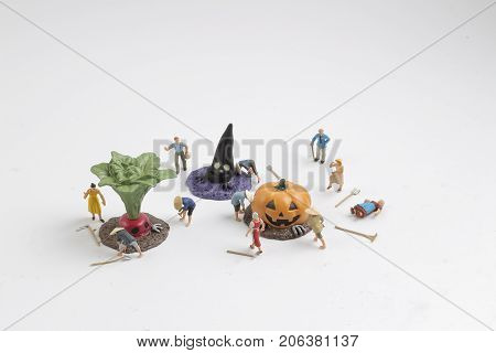 The Toys Of Halloween Monters And Devil