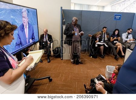 Work Of Journalists During The Un General Assembly