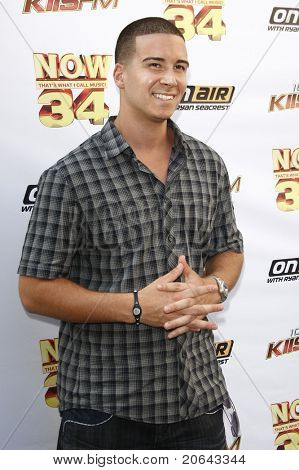 LOS ANGELES - 11 Temmuz: Vinny Guadagnino REYHAN-fm 'Şimdi 34 ve Jersey Shore' parti düzenledi H