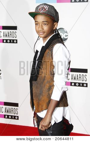 LOS ANGELES - NOV 21: Jaden Smith i 2010 American Music Awards afholdt på Nokia Theater i Lo