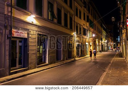 Street Scene In The Old Town Of Florence, Italy