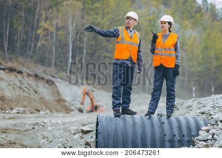 worker construction build road engineer highway service