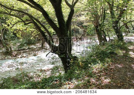 Pozar Thermal Baths near Edessa Greece Europe