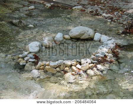 Pozar Thermal Baths near Edessa Greece Europe