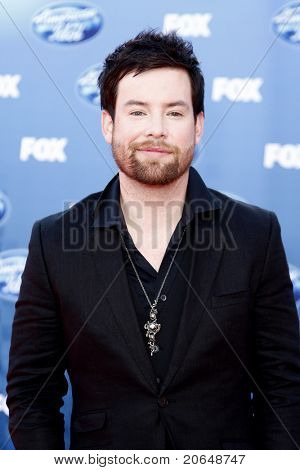 Los Angeles 25. Mai: David Kochen beim american Idol Finale im Nokia-Theater in Los Angeles, ca