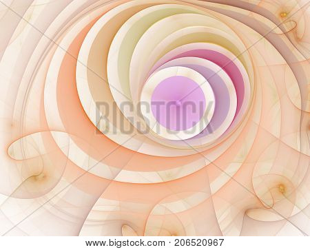 Elementary Particles series. Interplay of abstract fractal forms on the subject of nuclear physics. The collision of elementary particles. Interaction of physical particles. Quantum Vacuum Fluctuations. Higgs boson fractal computer generated abstract