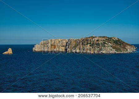 Medas Islands on the Costa Brava by a sunny afternoon