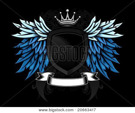 Геральдический щит дизайн