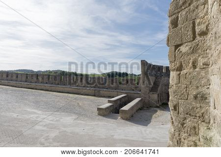 The Pretty Village Of Carcassonne In France