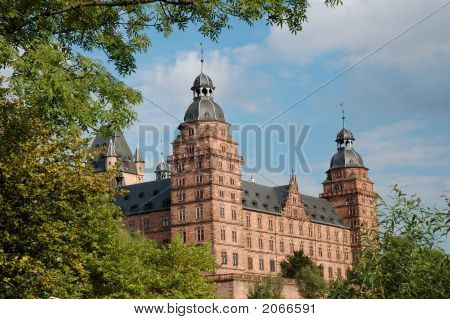 Hrad Johannisburg v Aschaffenburg