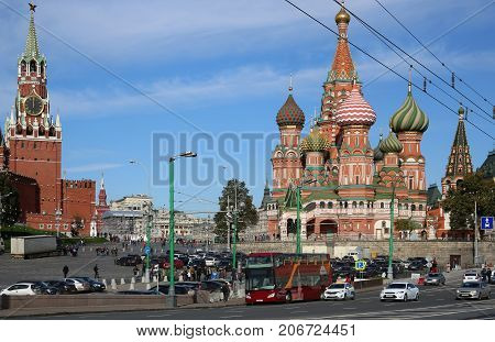 Red Square Cathedral of St. Basil the Blessed Tower Descent