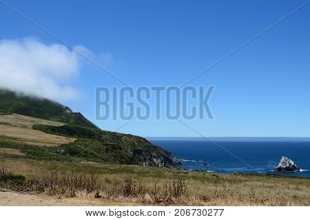 Seascapes Along The California State Route One, California, Usa