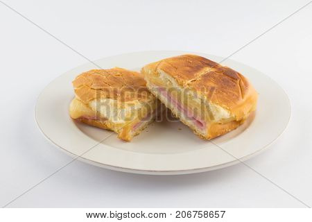 Hot Cheese Sandwich. Brazilian Misto Quente