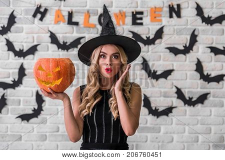 Girl Ready For Halloween Party