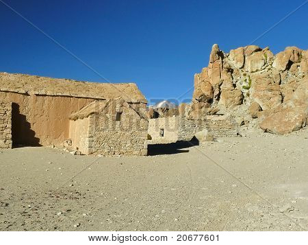 Köy Barrancos, Altiplano, Bolivya
