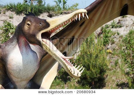 공룡-Cearadaktyl (Ptrodactyloidea, Pterosauria-Cearadactylus)