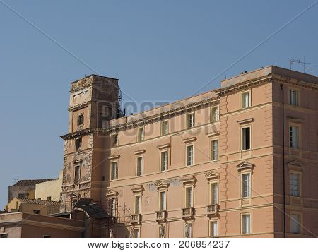 Casteddu (meaning Castle Quarter) In Cagliari