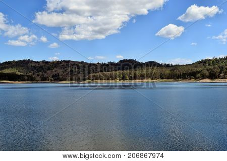 Scenic Landscape On The Lake Baroon In Australia