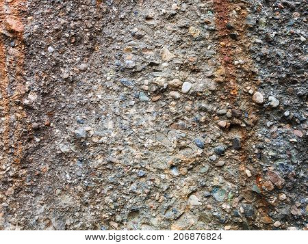 Structure Of Old Sedimentary Rock In Crimea