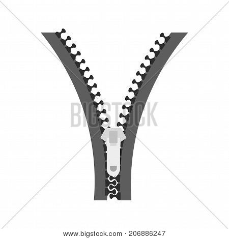 Zipper, fashion, zip icon vector image. Can also be used for Sewing. Suitable for mobile apps, web apps and print media.