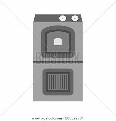 Boiler, fuel, solid icon vector image. Can also be used for Climatic Equipment. Suitable for use on web apps, mobile apps and print media.