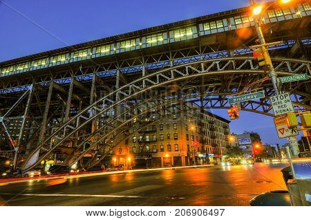 125Th Street Subway Station - New York City