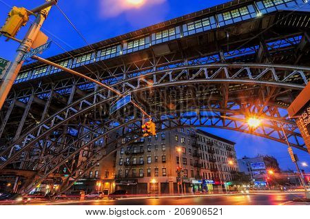 125Th Street Subway Station - New York City