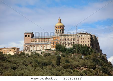 The Sanctuary of Tindari in Sicily. Italy