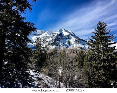 People Skiing Down A Mountain