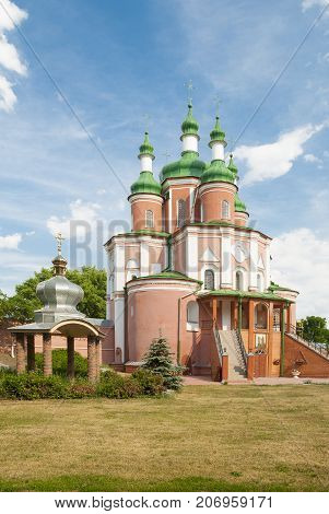 Peter And Paul Church, (18Th Century) Gustynsky Monastery In Chernihiv Region. Ukraine
